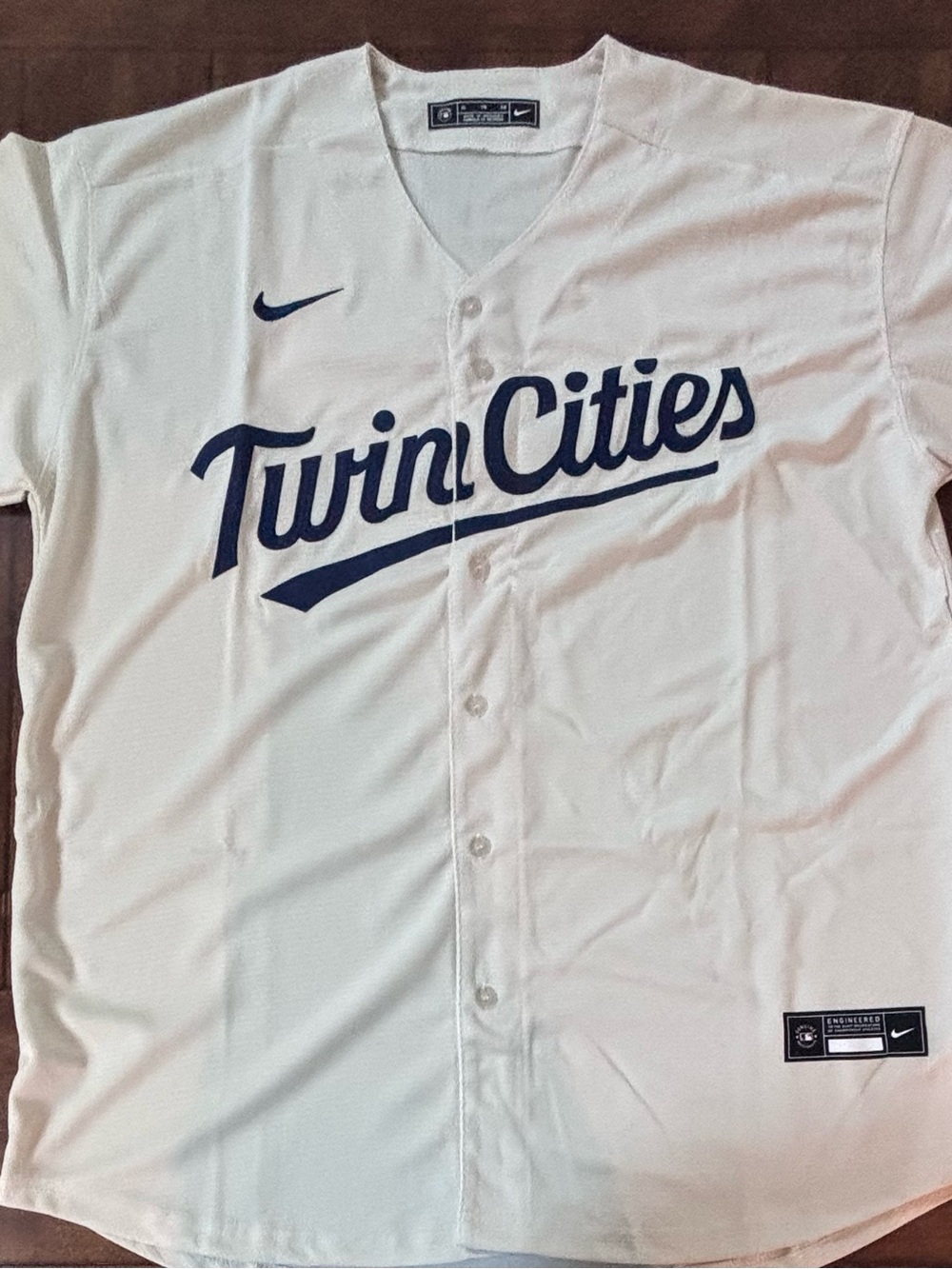 Minnesota Twins “Twin Cities” City Connect stitched Jersey Adult XL NWT